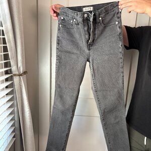 Madewell Perfect Vintage Jeans in Gray Wash Size 24